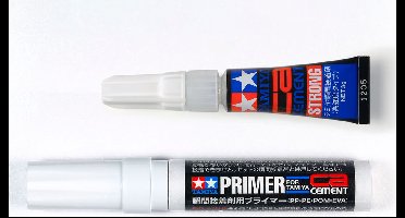 Tamiya Hobbylijm - 87211 CA Cement - Primer Set 3g - PP/PE/POM/EVA Lijm