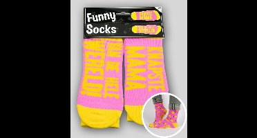 Paper Dreams Sokken Funny Socks Knapste Mama Katoen Roze One-size