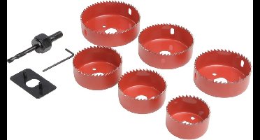 Silverline 9-delige inbouwspot installatie kit 50-86mm