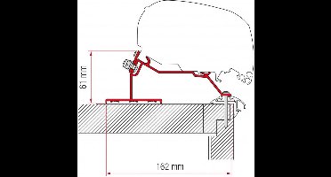 Fiamma Adapter Caravandak 400 CM geschikt voor F80 F65