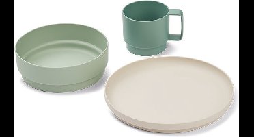 Liewood - Kinderservies Walt - Dusty Mint Mix - Kinderserviesset
