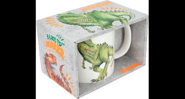 Depesche - Dino World beker met relief T-rex