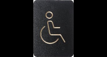 Europel Pictogrambord Rolstoel Zwart