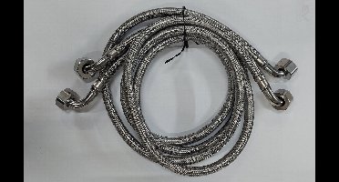 Sanifun Aansluitslangen 1200 mm Haaks 1/2 x 1/2 (2 Stuks)