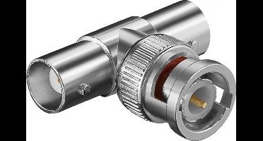 Goobay 11344 adapter BNC 2x BNC Roestvrijstaal