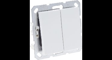 Q-Link S-Line schakelaar inbouw - serie - polarwit