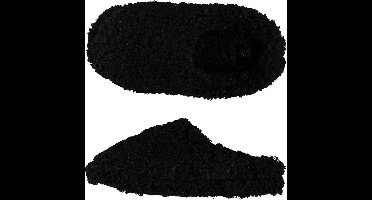 Apollo - Pantoffels kinderen - Teddy - Zwart - Maat 31/32 - Pantoffels meisjes - Pantoffels jongens