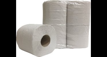 Toiletpapier Tissue recycled  2- laags grijs 400 vel - Pak 40 rol