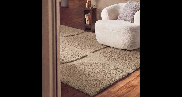 Ted Baker Lambeth hoogpolig vloerkleed Jasper Beige - 200 x 300 cm - (L)