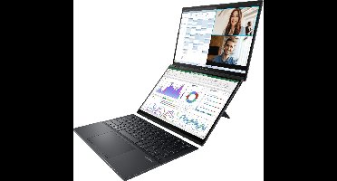 ASUS Zenbook Duo UX8406CA-QLNADW - Dual Screen Laptop - 2x 14 inch - Core Ultra 7 - 32GB/1TB