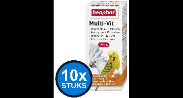 10x Beaphar - Multi-vit papegaaien&parkieten 20ml