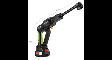 Hogedrukreiniger - Accu - Draadloze - 1000W - 100Bar - 30000mAh - Krachtige Waspistool - 6-In-1 Nozzle - Voor Auto En Thuisgebruik - Zonder Accu