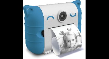 Kidywolf Kidyprint Kindercamera met thermische printer Blauw Limited Edition