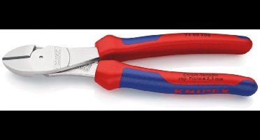 Knipex 74 05 200 Kracht-Zijsnijtang Verchroomd Comfort 200 m