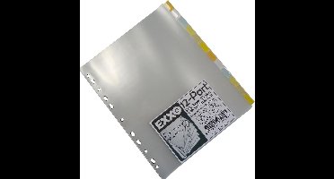 2x EXXO-HFP #93013 - A4 XW Tabbladen - 12 Venstertabs - Extra breed 235/250mm