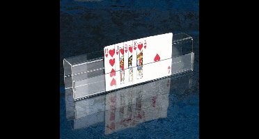 Speelkaartenhouder Transparant | Standaard | Kunststof | Handig en praktisch