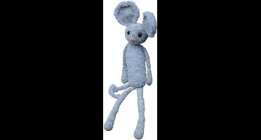 Haakpakket Beschuit mét muis lichtgrijs