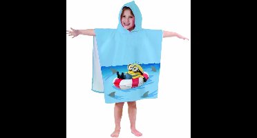 Minions Phil - Poncho / Badcape - 60 x 120 cm - Blauw