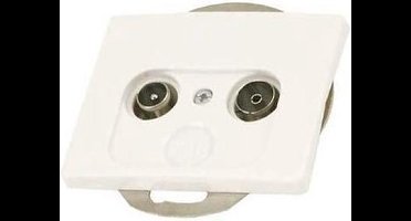 Berker Arsys Radio/TV Wandcontactdoos - Inbouw - Polarwit