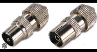 Profile Coaxsteker Recht M+V - Metaal