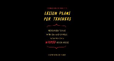 Constance Hale's Lesson Plans for Teachers