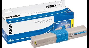 KMP Toner vervangt OKI 44469704 Compatibel Geel 2000 bladzijden O-T30