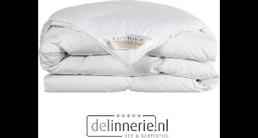 Excellence 90% Ganzendons 4-Seizoenen Dekbed - Eenpersoons - 140x220 cm - Wit