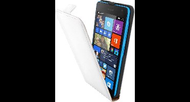 Mobiparts - Premium Flipcase - Microsoft Lumia 535 - wit