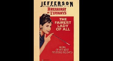 Poster Breakfast at Tiffany's - Audrey Hepburn - Hollywoodfilm - 68x98cm