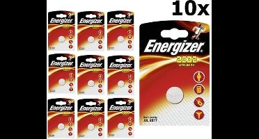 10 Stuks Energizer CR2032 3V Lithium batterij