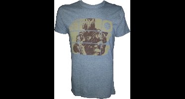 Destiny - Maat XL - Titan on Yellow Blocks Pattern T-Shirt (Grijs) - Windows