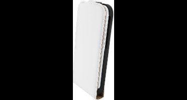 Mobiparts - witte premium flipcase voor de HTC One Mini 2