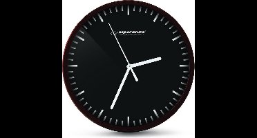 Esperanza Wandklok Budapest - Zwart - 20 cm