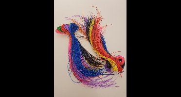 Scoubidou draden touwtjes - 400 stuks van 80 cm - 5 kleuren