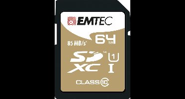 Emtec flashgeheugens 64GB Class10 Gold +