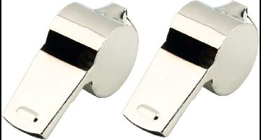 Voetbal fluit, Scheidstrechterfluit (2 stuks)