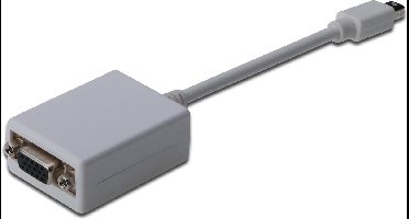 Digitus DB-340407-001-W video kabel adapter 0,15 meter Mini DisplayPort Wit