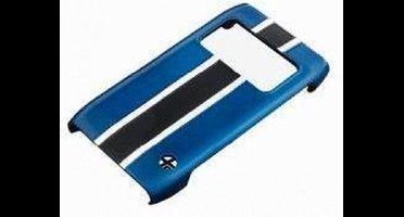 CC-3002 Hard Cover Leather Racing Nokia N8-00 Blue