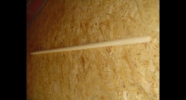 borstelsteel hout 1.40 meter 23 mm