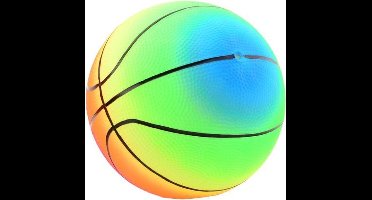 Johntoy Fleurige Bal Regenboog Met Strepen Maat 5