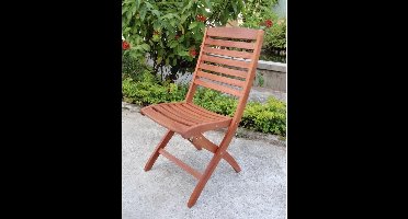 Eucalyptus klapstoel tuinstoel (2st)