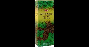 HEM Wierook - Patchouli Musk - Slof (6 pakjes/120 stokjes)