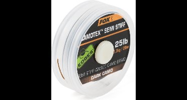 Fox Camotex Semi Stiff | Dark | 25lb | 20m