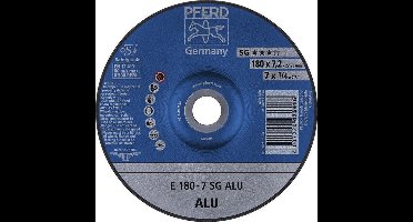 Afbraamschijf Gebogen 125 Mm 22.23 Mm Pferd Sg Alu 62212622 10 Stuks