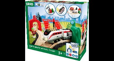 BRIO SMART locomotiefset met actietunnels - 33873