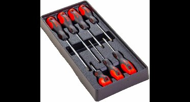 Yato Kruisschroevendraaierset in module - 7-delig - 38 x 17 x 4 cm - Chrome vanadium staal