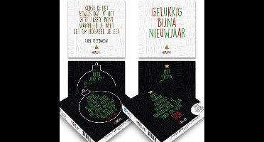 Darum kerstkaartenboxje (20 krt) set 1