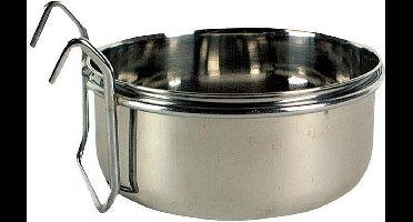 Nobby Vogelvoerbak met beugel - RVS - Ø 12.5 cm - 2 stuks