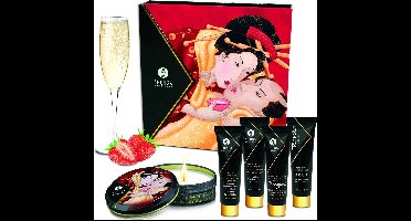 Shunga Geisha Sparkling Geschenkset Aardbeienwijn - Rood