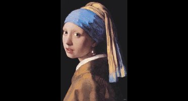 Meisje van Vermeer Poster - Kunst - artprint - Meisje met de Parel - 30 x 40 cm
